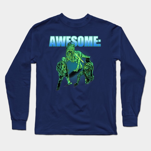 The Definition of Awesome Long Sleeve T-Shirt by Atomic Blizzard